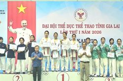 Xã Ia Krái giành ngôi nhất môn karate tại Đại hội Thể dục thể thao tỉnh Gia Lai