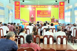 Đảng ủy xã Phước Hậu quán triệt, triển khai các văn bản mới về công tác dân tộc, tôn giáo