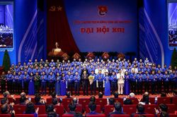 Đo&agrave;n đại biểu Lai Ch&acirc;u tham dự Đại hội Đo&agrave;n to&agrave;n quốc lần thứ XIII