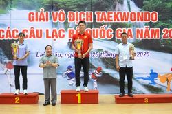 Bế mạc Giải Vô địch Taekwondo các Câu lạc bộ quốc gia năm 2026