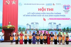 Hội thi kết nối s&aacute;ng kiến truyền th&ocirc;ng về b&igrave;nh đẳng giới v&agrave; gia đ&igrave;nh hạnh ph&uacute;c