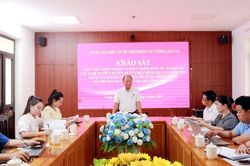 Đoàn đại biểu Quốc hội tỉnh khảo sát tại xã Lùng Phình
