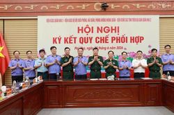 Ký kết quy chế phối hợp giữa Viện kiểm sát quân sự các đơn vị