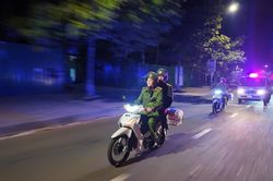 Tuần tra đêm để giữ bình yên địa bàn