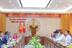 Chủ tịch UBND tỉnh Hồ Văn Mười làm việc với liên danh Agrimeco về các dự án đầu tư