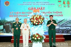 Gặp mặt kỷ niệm 80 năm Ng&agrave;y truyền thống Binh chủng Ph&aacute;o binh-T&ecirc;n lửa