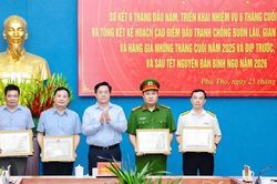 Sơ kết c&ocirc;ng t&aacute;c chống bu&ocirc;n lậu, gian lận thương mại v&agrave; h&agrave;ng giả 6 th&aacute;ng đầu năm