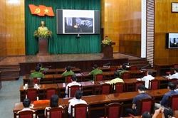 Tập huấn kỹ năng phòng cháy, chữa cháy cho cán bộ cơ quan Thành ủy