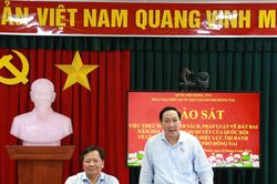 Đoàn ĐBQH TP. Đồng Nai khảo sát việc thực hiện Luật Đất đai năm 2024