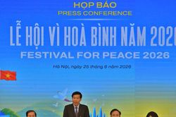 Sẽ tổ chức 'Concert Quốc gia' trong Lễ hội Vì Hòa bình năm 2026