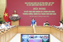 Hơn 1.200 hài cốt liệt sĩ được quy tập trong 6 tháng đầu năm 2026