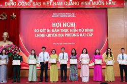 Phường Đống Đa sơ kết 1 năm thực hiện ch&iacute;nh quyền địa phương 2 cấp