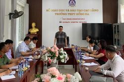 Đoàn kiểm tra số 01 Ban Chỉ đạo cấp tỉnh kiểm tra công tác chuẩn bị Kỳ thi tuyển sinh lớp 10 THPT năm học 2026 - 2027