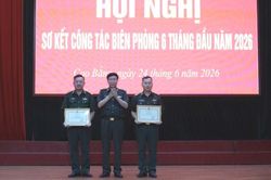 Bộ đội Bi&ecirc;n ph&ograve;ng Cao Bằng sơ kết c&ocirc;ng t&aacute;c bi&ecirc;n ph&ograve;ng v&agrave; x&acirc;y dựng lực lượng 6 th&aacute;ng đầu năm