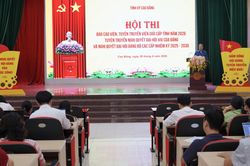 Quán triệt, bốc thăm thứ tự tham gia thi vòng chung khảo Hội thi Báo cáo viên, tuyên truyền viên giỏi cấp tỉnh năm 2026