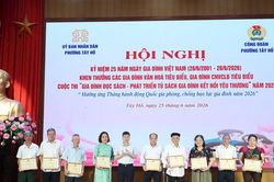 Phường Tây Hồ tôn vinh gia đình văn hóa, xây dựng cộng đồng văn minh, hạnh phúc