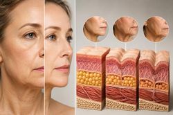 Da chảy xệ là do tuổi tác hay mất cơ dưới da?