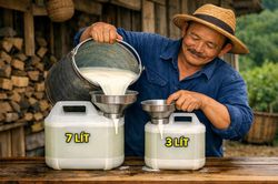 Thử sức với bài toán đong sữa kinh điển
