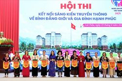 Sôi nổi hội thi 'Kết nối sáng kiến truyền thông về bình đẳng giới và gia đình hạnh phúc'