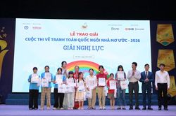 Trao giải Cuộc thi vẽ tranh 'Ngôi nhà mơ ước' 2026