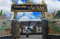 Thánh đường Tắc Sậy trước lễ Tuyên phong Chân phước linh mục Phanxicô Xaviê Trương Bửu Diệp