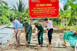 Cà Mau: Ấm tình quân dân từ những mái nhà nghĩa tình