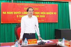 Đảng ủy Quân sự tỉnh Thái Nguyên: Chuẩn bị chu đáo các hoạt động kỷ niệm 80 năm Ngày truyền thống LLVT tỉnh