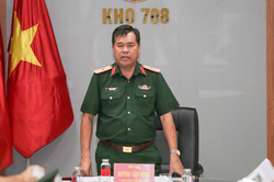 Kiểm tra tiến độ xây dựng kho tiếp nhận, bảo quản, lưu trữ mẫu hài cốt liệt sĩ