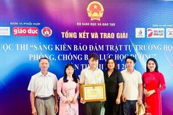 HS Trường Dương Văn Thì đạt giải Nhất sáng kiến phòng, chống bạo lực học đường