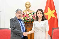 Thứ trưởng Ngoại giao Nguyễn Minh Hằng tiếp Phó Tổng Thư ký OECD