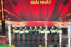 Đại diện Bộ đội Biên phòng đoạt giải Nhất Hội thi Báo cáo viên giỏi toàn quân năm 2026