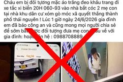 Công an Thái Nguyên bác thông tin 2 mẹ con bị bắt cóc