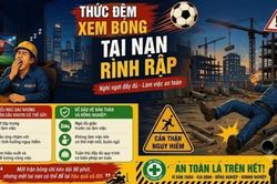 BSR tổ chức n&oacute;i chuyện an to&agrave;n, khuyến c&aacute;o những ảnh hưởng do thức khuya xem World Cup