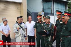 Khảo s&aacute;t bằng radar ph&aacute;t hiện c&aacute;c v&ugrave;ng nghi c&oacute; mộ tập thể liệt sĩ