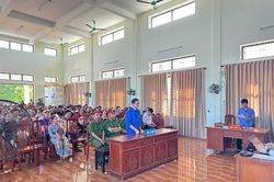 VKSND khu vực 7, tỉnh Hưng Yên phối hợp tổ chức phiên tòa lưu động xét xử các vụ án ma túy