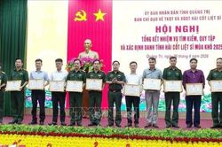Triển khai hiệu quả việc lấy mẫu sinh phẩm, số hóa thông tin hài cốt liệt sĩ