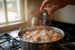 Chỉ 1 nhúm muối cũng đủ nâng tầm món trứng luộc quen thuộc