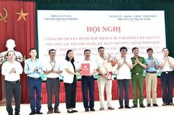 Hải Phòng: Triển khai mô hình điểm tư vấn pháp luật miễn phí tại phường Lê Thanh Nghị
