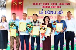 Phường Bình Đức công bố quỹ khuyến học - khuyến tài