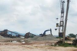 Bắc Ninh: Phạt 45 triệu đồng 4 trường hợp tập kết vật liệu trái phép ven sông Cầu