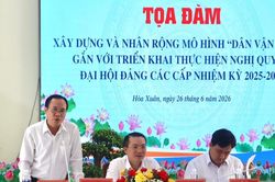Phường Hòa Xuân bàn giải pháp nhân rộng và nâng cao chất lượng mô hình 'Dân vận khéo'
