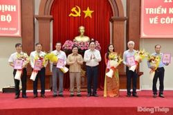 Đồng Tháp: Bổ nhiệm lãnh đạo 3 ban quản lý dự án chuyên ngành và Trung tâm Phát triển Quỹ đất tỉnh