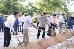 Xã Vạn Thắng khởi công tu sửa một số hạng mục đình Trung Dõng