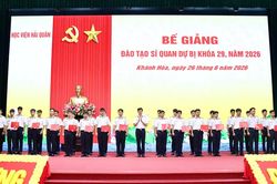 Học viện Hải quân bế giảng lớp đào tạo sĩ quan dự bị Khóa 29