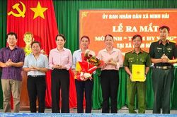 Xã Ninh Hải ra mắt mô hình 'Trạm hy vọng'