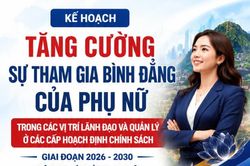 Tăng cường phụ nữ tham gia lãnh đạo, quản lý giai đoạn 2026-2030