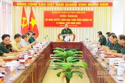 Đảng ủy Quân sự tỉnh ra Nghị quyết lãnh đạo thực hiện nhiệm vụ 6 tháng cuối năm 2026