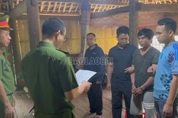 Công an xã Văn Bàn khởi tố 03 đối tượng liên quan đến hành vi tổ chức sử dụng trái phép chất ma túy