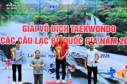 Taekwondo Lâm Đồng xếp nhì toàn đoàn tại Giải Vô địch các CLB quốc gia năm 2026