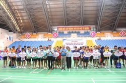 Khai mạc Giải cầu lông-bóng bàn gia đình tỉnh Quảng Trị lần thứ I năm 2026